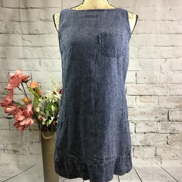 Dkny Dresses & Skirts - DKNY Trendy Denim Midi Dress